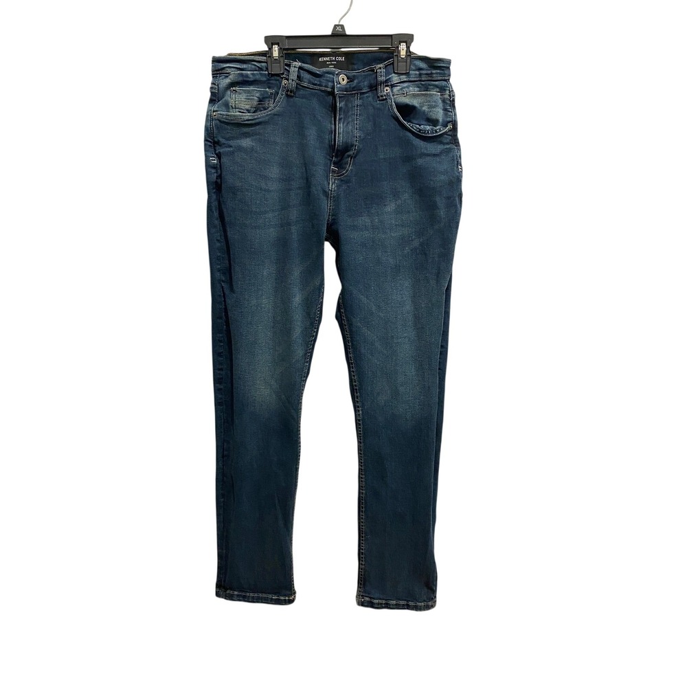Kenneth Cole New York Athletic Fit Blue Wash‎ Denim Jeans Women's Size 32x32